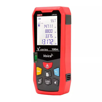 Buy Custom Outdoor Distance 100 Meter Laser Distance Meter Device UNI-T LM100V online manufacture