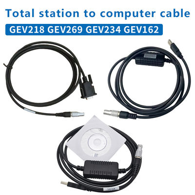 Buy GEV234 GEV269 GEV218 GEV162 Transmission Data Cable for Lei-ca GPS GNSS Digital Electronic Level Total Station TMTS 8pin+USB online manufacture