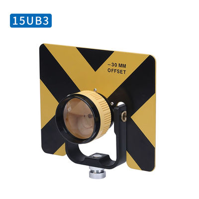 Single Prism 15UB3 Compatible for Topcon SOUTH FOIF Total Station Surveying Constant -30/0mm 5/8x11 Female Thread Metal Holder