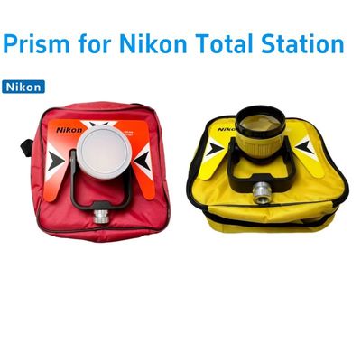 Single Prism AK18 Applicable to the Nikon South Trimble Top-C Sokk-ia Series Total Station Prism Measurement with A Soft Bag