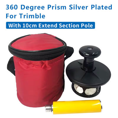 360 Degree Prism Silver Plated For Trimble Total Station 5/8