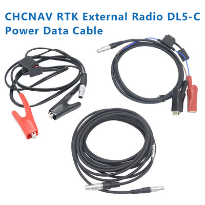 CHCNAV RTK Battery Connection Cable Power Cable External Radio Power Cable DL5-C1 Data Cable for High Precision X91 GNSS