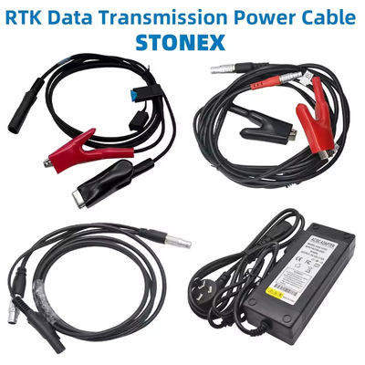 STONEX GNSS RTK 5-Pin Data Transmission Cable Power Cable for External Radio 220V Power Adapter