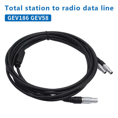 GEV186 GEV58 Wireless Radio Connects the Total Station and External Battery Y-shaped Data Cable 5-PIN