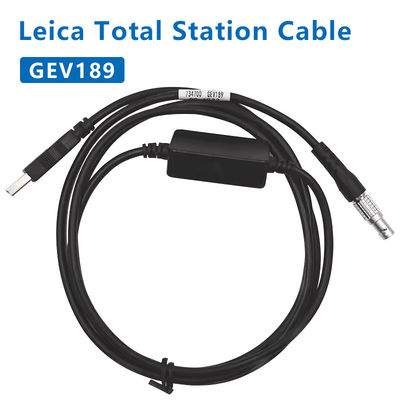 GEV189 734700 USB Data Download Cable Essential Accessory for Leica Survey Total Station 0.B 5 Pin