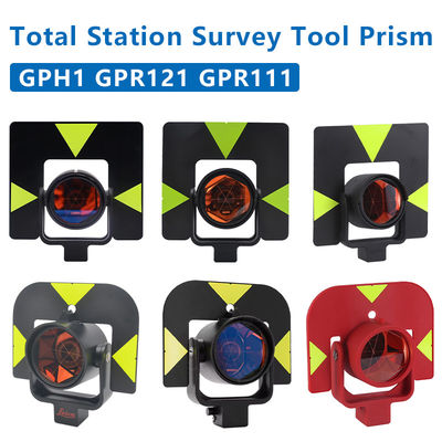 GPR111 GPH1 GPR121 Single Prism For LeicCa Total Stations Prism Surveying Instrument Offset 0mm Constant With Soft Bag