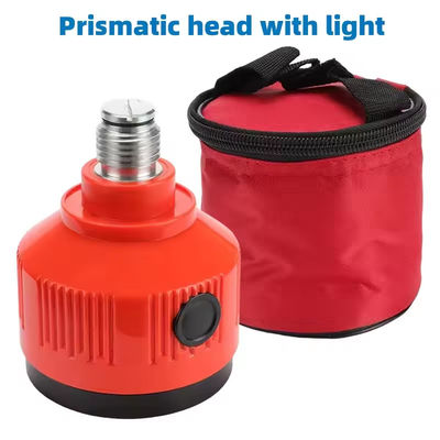 Total Station Prism Tunnel Monitoring Reflector Prism Head High Precision General Purpose Prism Head with Lights