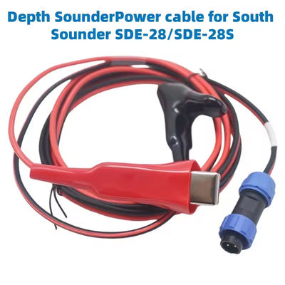 SOUTH SDE-28/SDE-28S Depth Sounder AC Power Adapter 12V External Battery Power Cable W2J20 for South Sounder SDE-28/SDE-28S