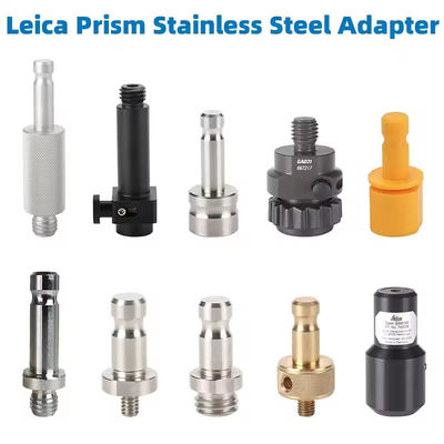 Prism Adapter 5/8 1/4 Thread Converter Universal Centering Pole Connector for Leica Base GPS RTK Total station