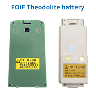 Li-ion Battery BT45 for Foif Total Station Rechargeable Battery DT402L/LT402L/632 Genworth Electric Warp 6V