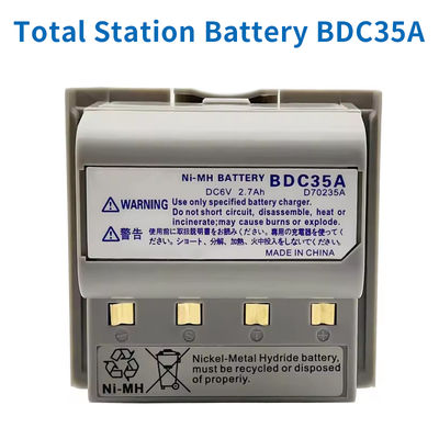 BDC35A BDC-35 Battery 6.0V 2700mAh For Sokk-ia SET030R 130R 2100 22D Series Total Station Rechargeable NI-MH Battery