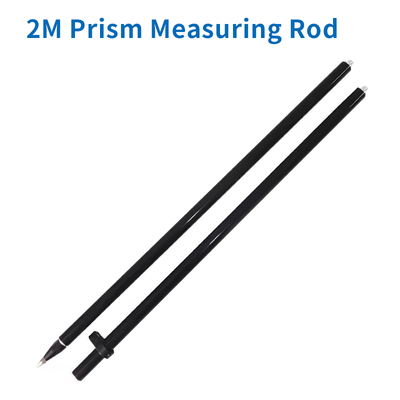 2M Prism Pole Fiber Survey Poles GPS Surveying Type Black Carbon Fiber