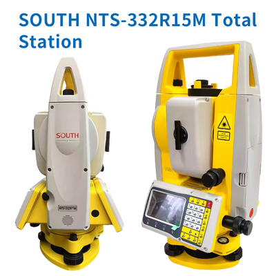South NTS-332R15M Total Station, Excellent High Precision Measurement, 1500m Prism-free, 3-inch Touchable Screen