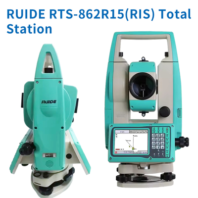 Ruide RTS-862R15 Total Station 2'' Accuracy 1500M Non-Prism Range