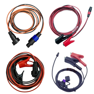 Leidi RD8000/8100/8200/PCM Pipeline Detector Transmitter Power Cord Connection Battery Clamp Cable