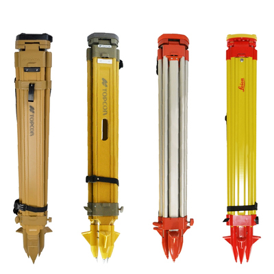 Aluminium alloy solid wood tripod total station engineering surveying impact-resistant telescopic support