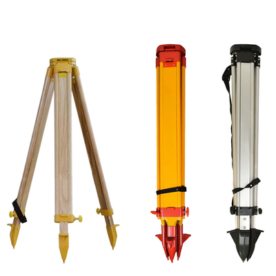 Aluminium alloy solid wood tripod for theodolite and levelling instrument engineering surveying support