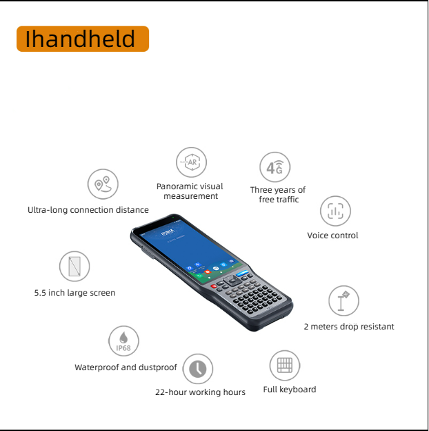 RTK Measuring GNSS GIS Data Collector Hi-Target IHAND55 GPS Controller 2